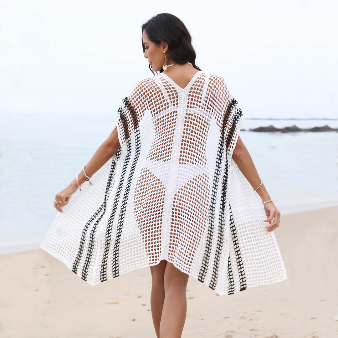 Damen Strickkimono aus luftigem Netzmaterial Echo Archiv