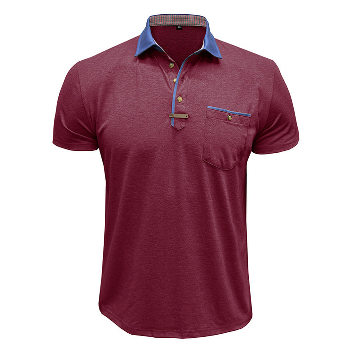 Herren Poloshirt mit modischem Kragen und stylischen Akzenten Echoarchiv