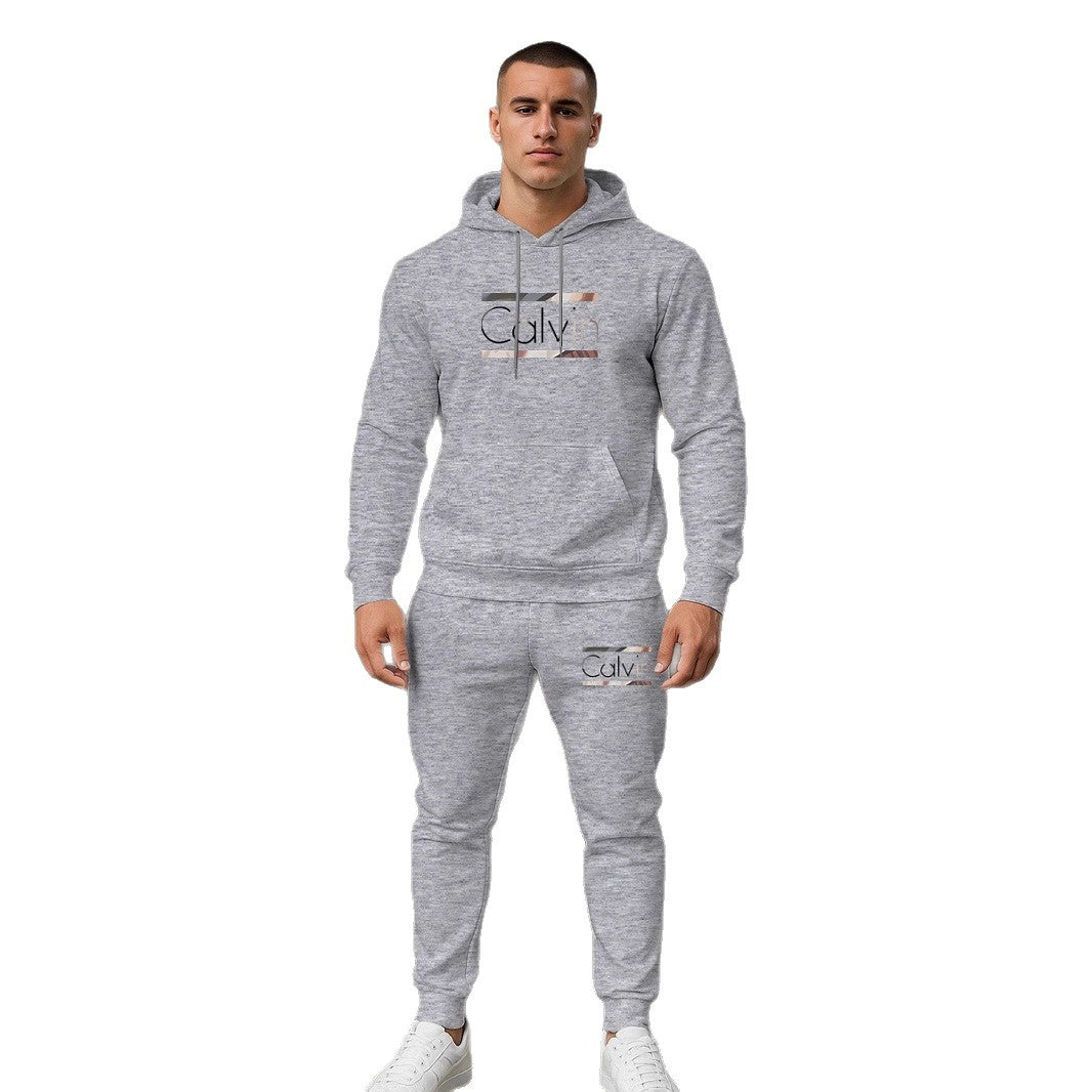 Herren Sportlicher Hoodie mit passenden Jogginghosen Echoarchiv