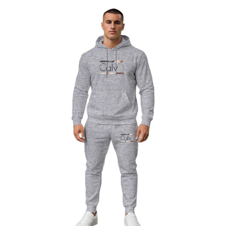 Herren Sportlicher Hoodie mit passenden Jogginghosen Echoarchiv