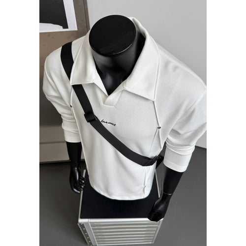 Herren Urban Elegante Langarmhemd Jacke Echo Archiv