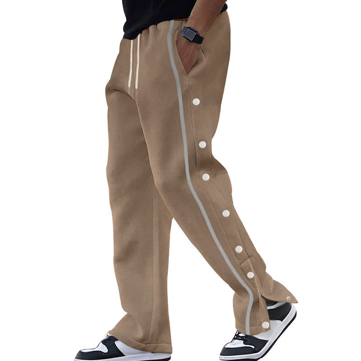 Herren bequeme Sporthose mit Knöpfen Echoarchiv