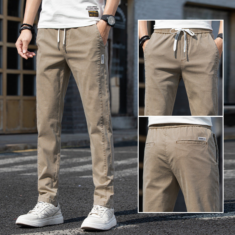 Herren lässige Utility-Hose mit verstellbarem Bund Echoarchiv