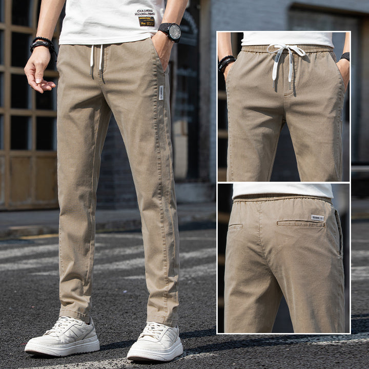 Herren lässige Utility-Hose mit verstellbarem Bund Echoarchiv