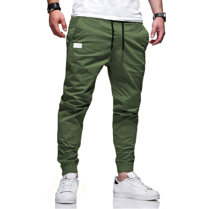 Herren nan funktionale Cargo-Joggerhose mit schmal zulaufendem Bein, elastischem Bund und eingelassenen Reißverschlusstaschen Echo Archiv