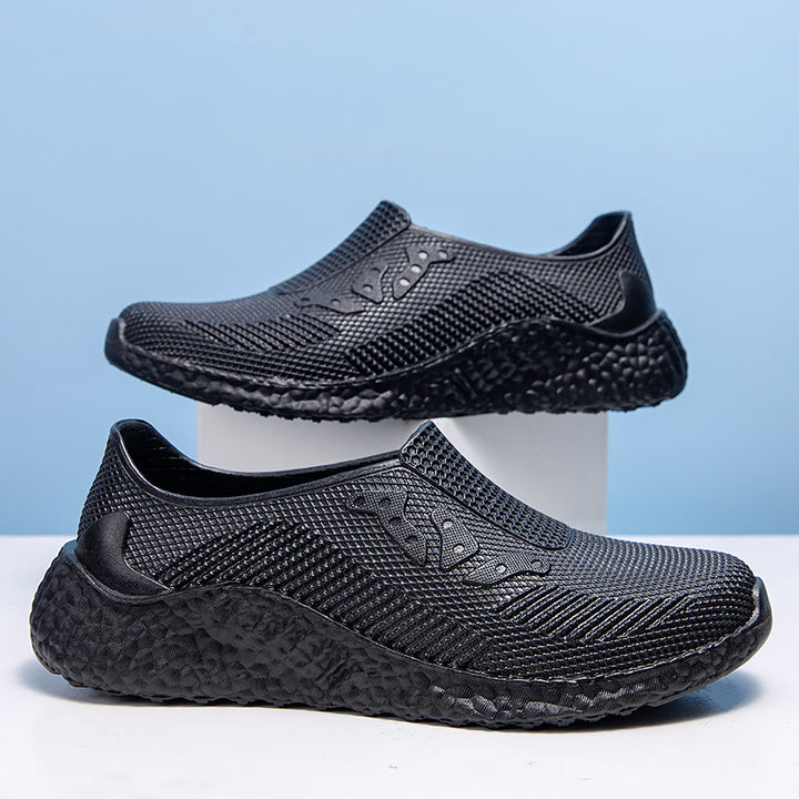 Herren Atmungsaktive Slip-On Laufsneaker mit gepolsterter Komfortsohle Echoarhiv – Tavélo