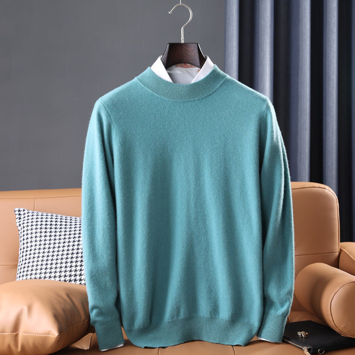 Herren Feiner Rollkragenpullover in schlanker Minimal‑Silhouette aus Woll‑Kaschmir‑Mix Echoarchiv