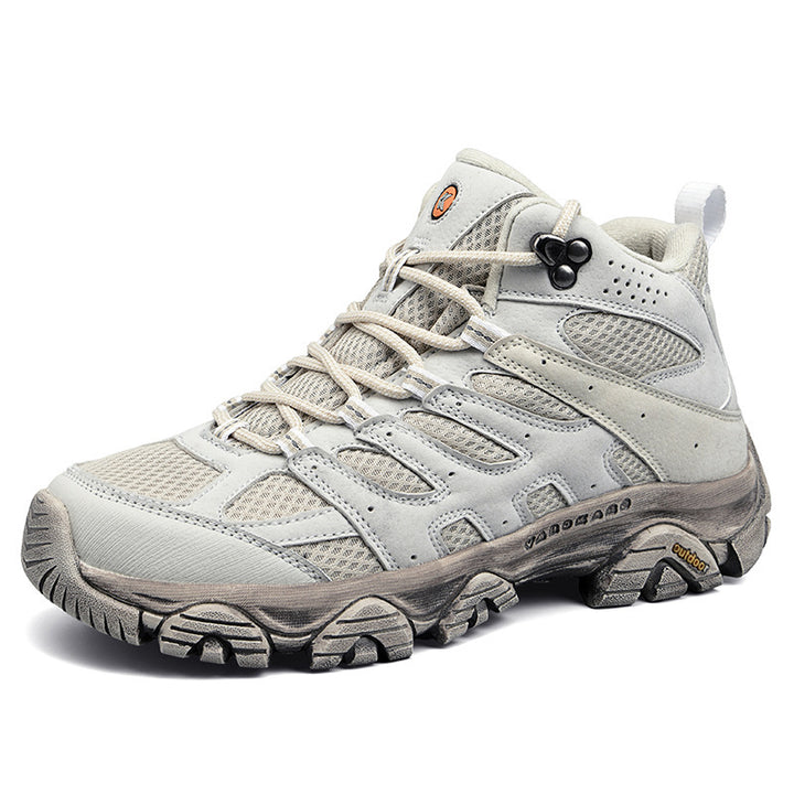 Herren robuste Trekkingstiefel mit wasserdichtem Wildleder‑Mesh, griffiger Offroad‑Profilsohle und verstärkter Zehenkappe – Tavélo