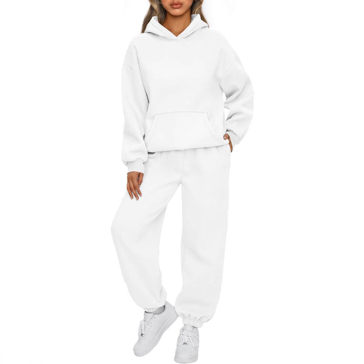 Damen nan Oversized Hoodie- und Jogginghose-Set aus weicher Baumwollmischung Echo Archiv