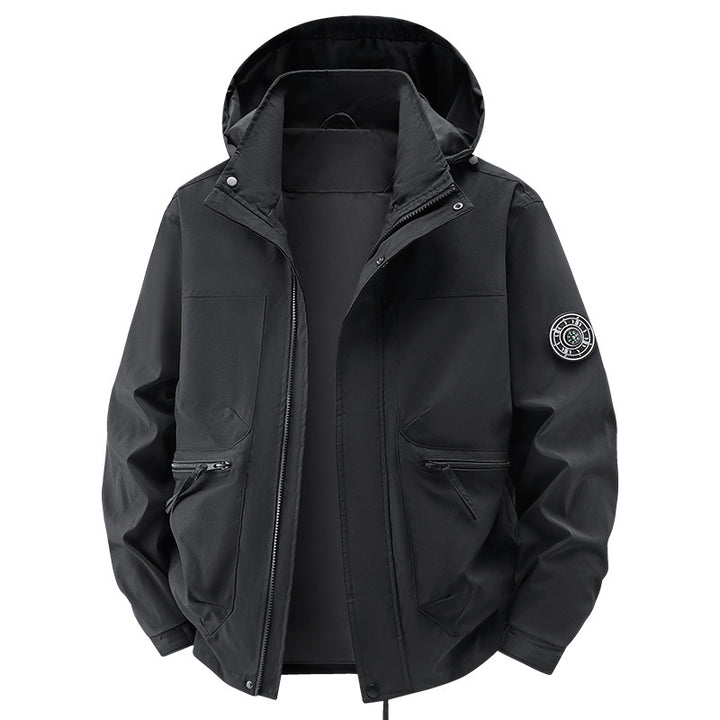 Herren Technische Wetterjacke mit abnehmbarer Kapuze Echo Archiv