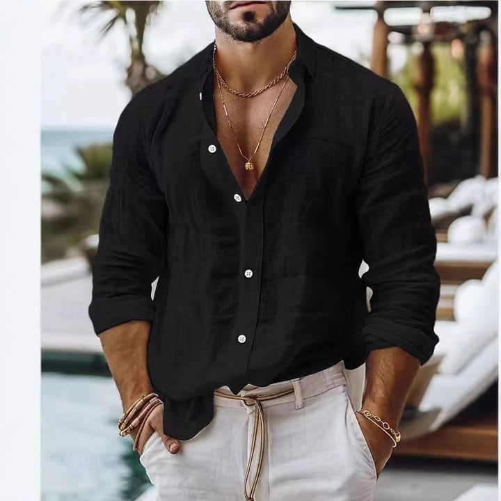 Herren vielseitiges Longsleeve-Hemd Echoarchiv