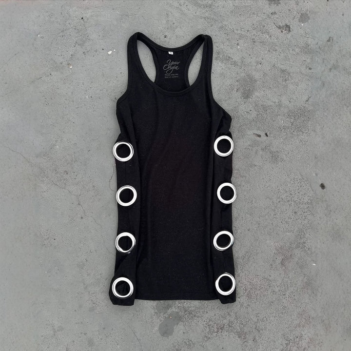 Damen Figurbetontes Minikleid mit metallischen Details Echo Archiv
