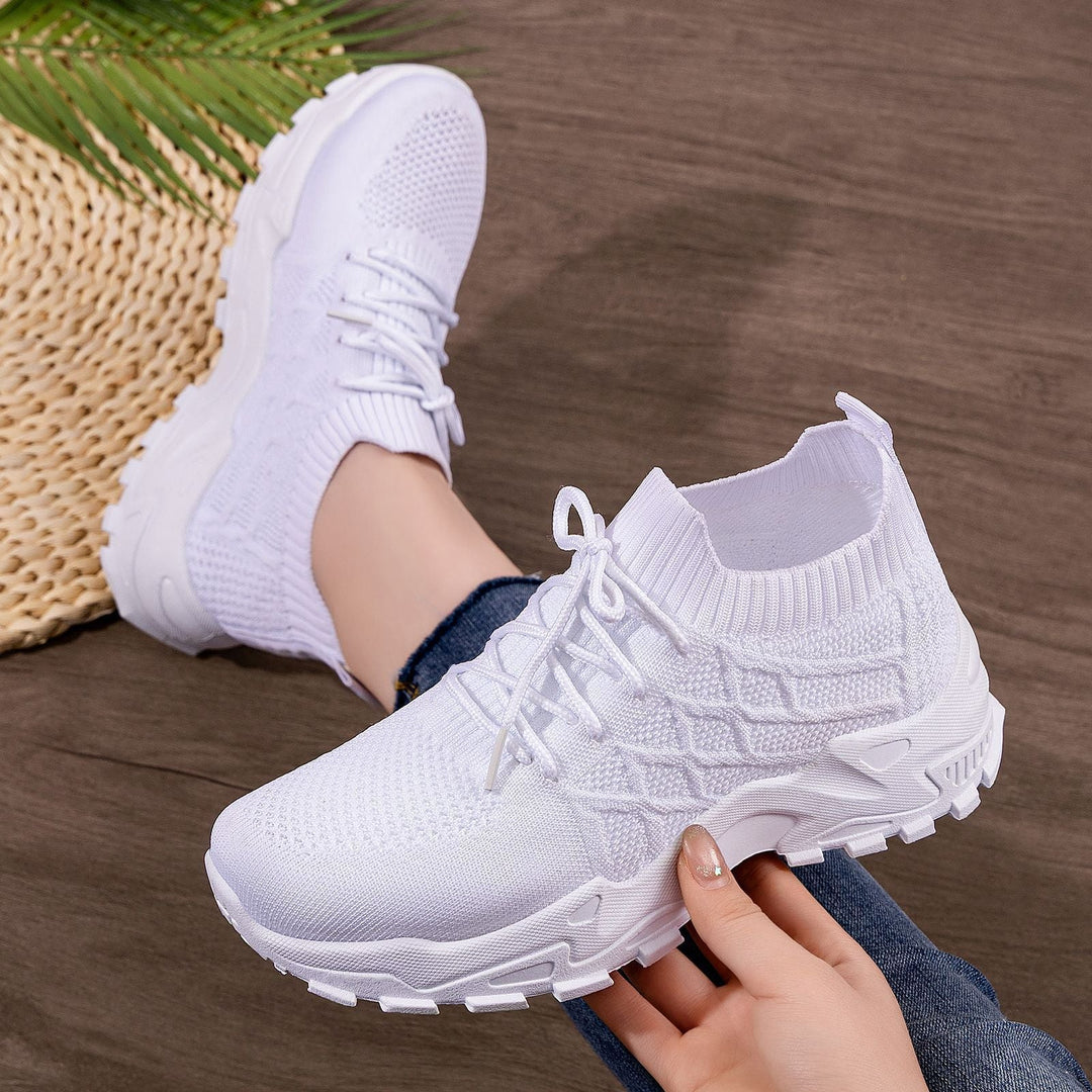 Damen Hochleistungs-Laufschuhe mit flexiblem Strick-Obermaterial Echo Archiv