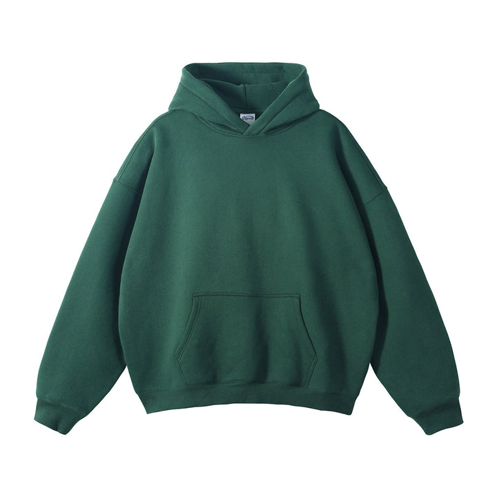 Unisex nan oversized Kapuzenpullover mit Kängurutasche und gerippten Bündchen Echo Archiv