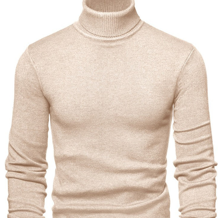Herren Zeitloser Rollkragenpullover aus weicher Wolle Echoarchiv