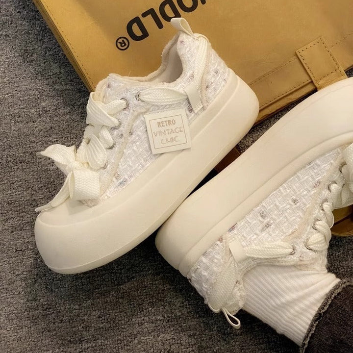 Damen Vintage Sport Sneakers mit komfortabler Gummisohle und weichem Obermaterial Echo Archiv