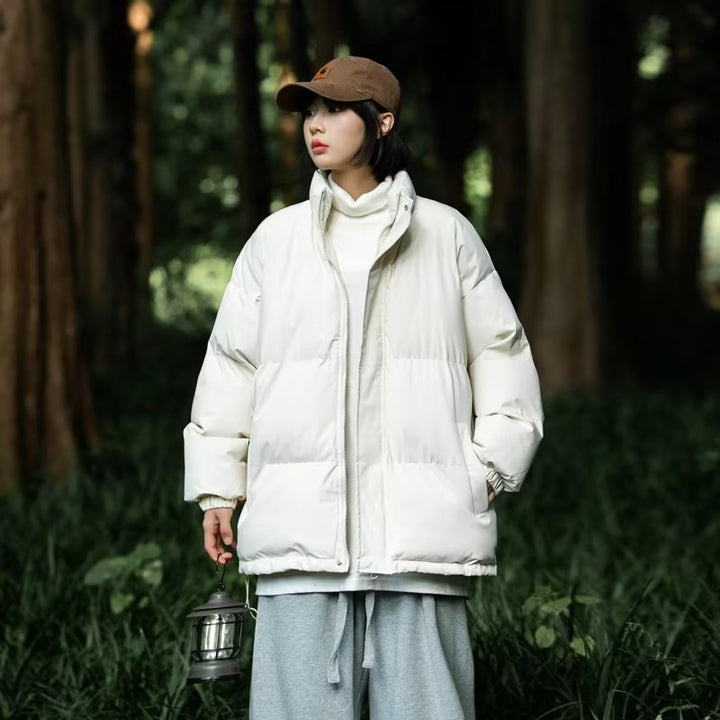 Herren gesteppte Outdoor-Jacke mit hohem Kragen und isolierender Füllung Echoarchiv
