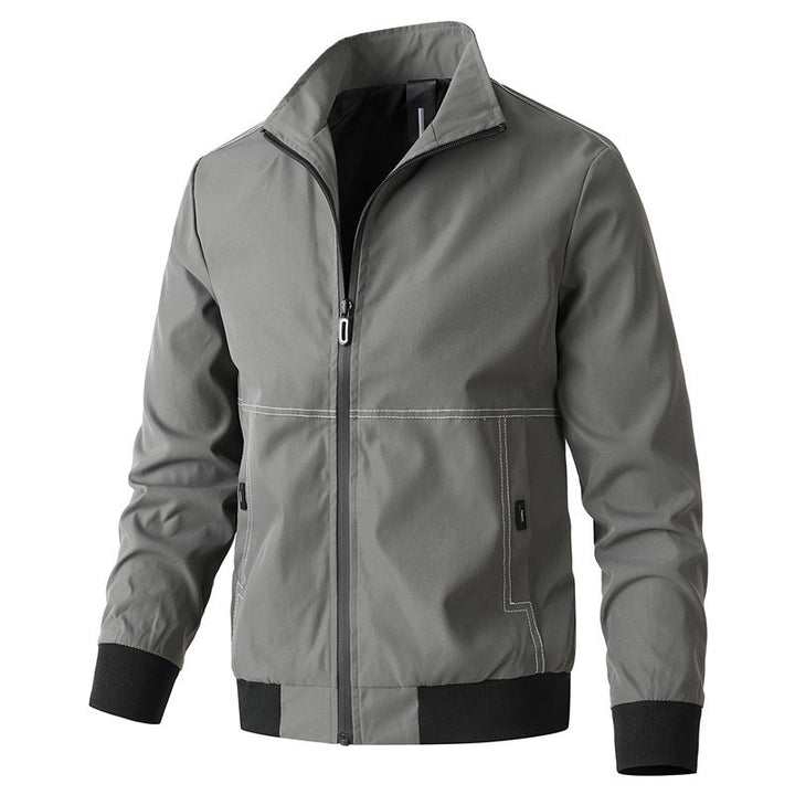Herren Urbaner minimalistischer Softshell-Kapuzenblouson mit verdeckter Reißverschlussfront Echo Archiv