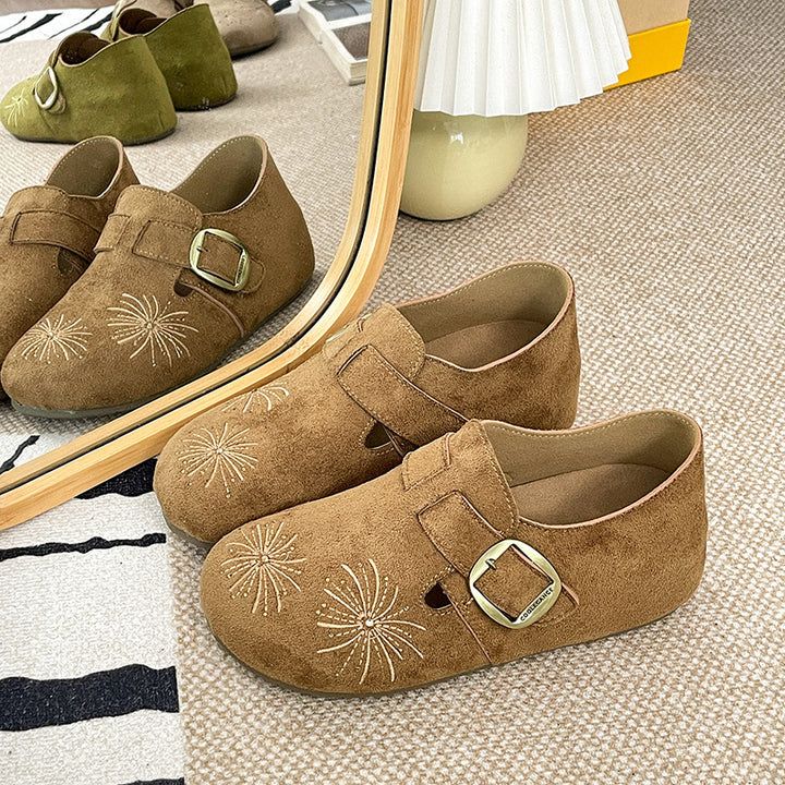Damen Elegante und bequeme Clogs aus hochwertigem Wildleder Echo Archiv