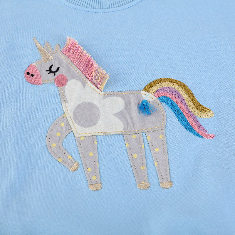 Mädchen Sweatshirt mit bezauberndem Einhorn-Design Echo Archiv