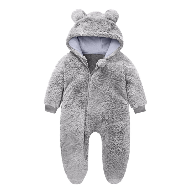 Kleinkind Fleece Overall mit Bärenohren – Montévia