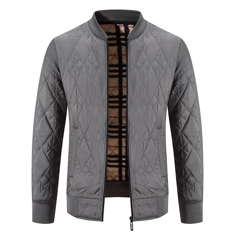 Herren Steppjacke mit modernem Design und praktischem Reißverschluss Echoarchiv