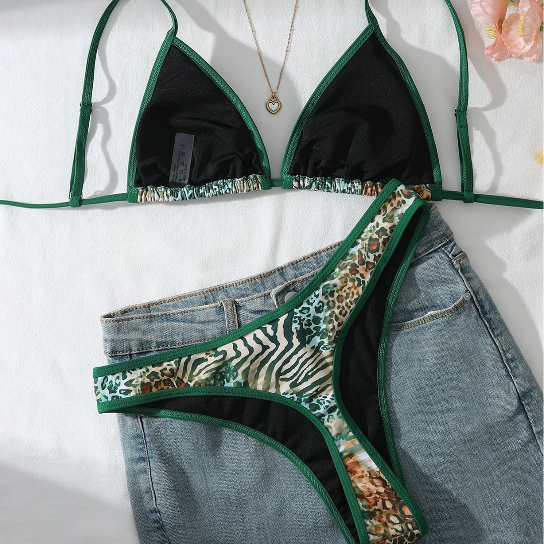 Damen Tiermuster Bikini Set Echo Archiv
