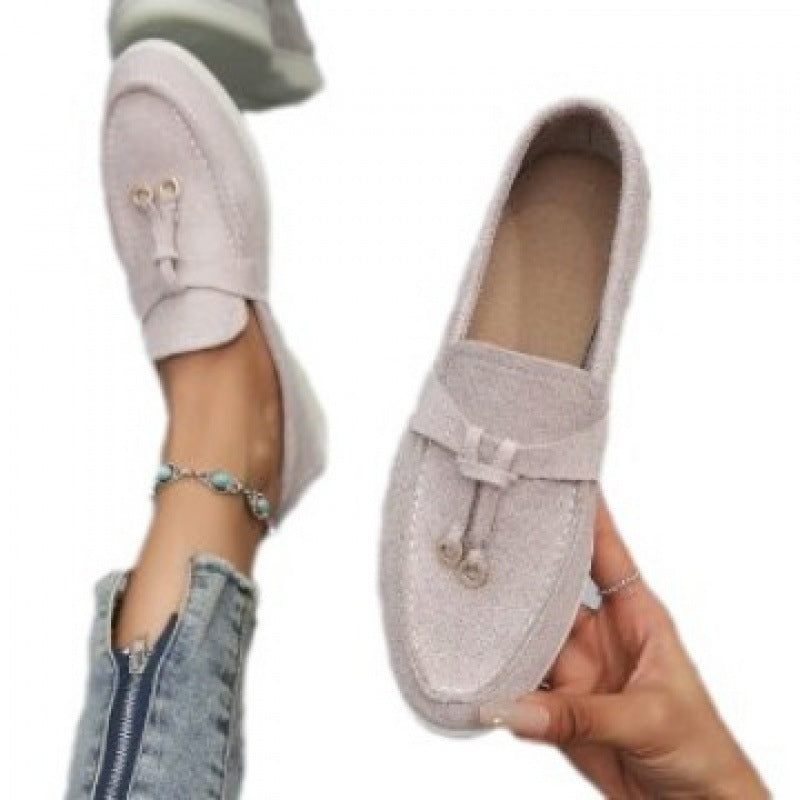 Damen nan bequeme Slip-On Loafer mit dekorativem Quastenbesatz und ergonomischer Gummisohle Echo Archiv