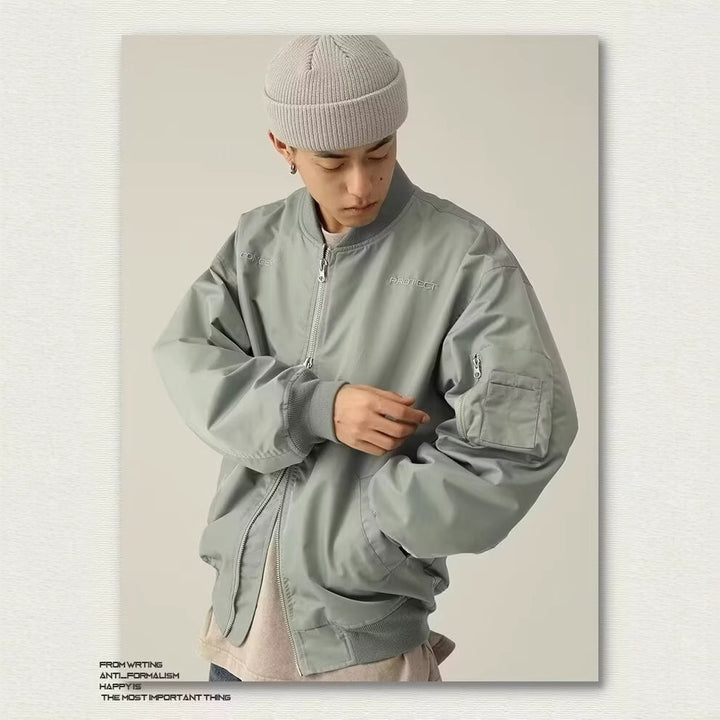 Unisex Oversized Übergangsjacke Echoarchiv
