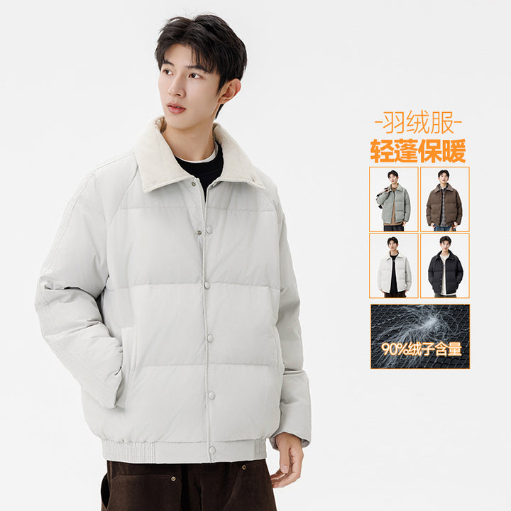 Herren Gepolsterte Winter-Steppjacke mit Teddykragen und winddichter Thermofüllung Echo Archiv