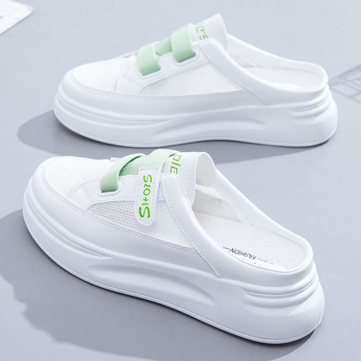 Damen Slip-On Sneakers mit atmungsaktiver Netzstruktur und gepolsterter Sohle Echo Archiv