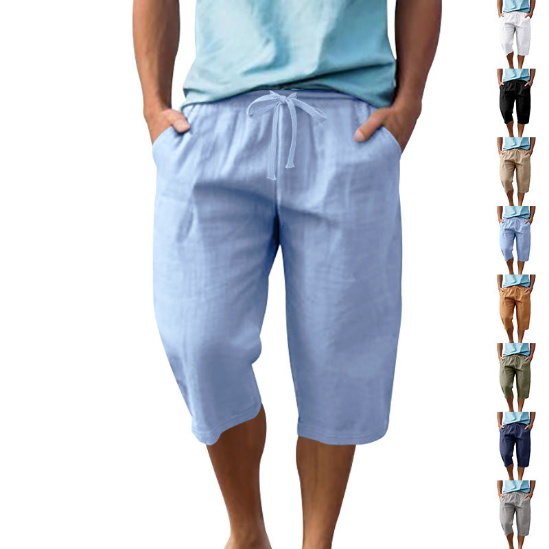 Herren leichte Freizeithose mit elastischem Bund und praktischen Taschen Echoarchiv