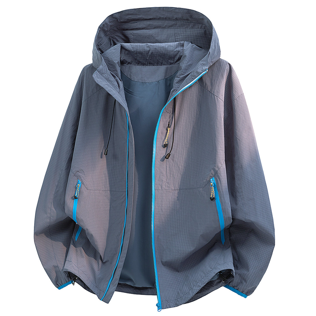 Damen Wasserabweisende Übergangsjacke mit Kapuze Echoarchiv