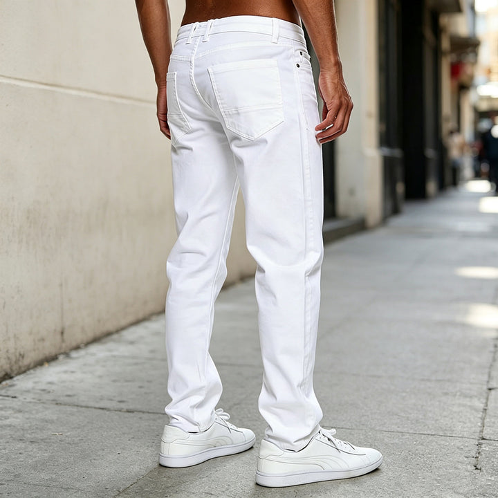 Herren Bequeme gerade geschnittene Jeans Echoarchiv