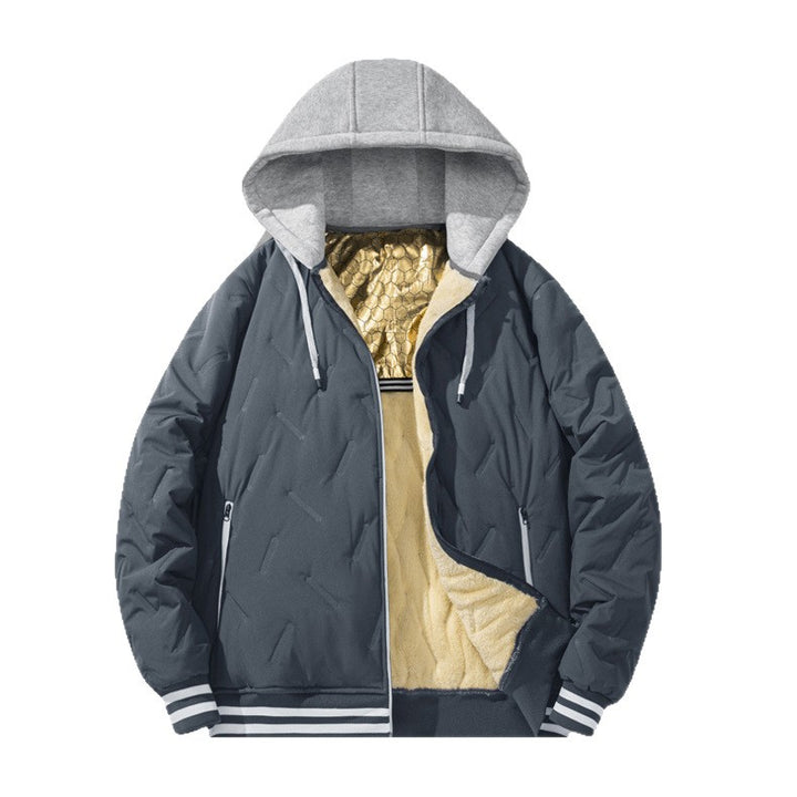 Herren wattierte und gefütterte Urbanjacke mit hohem Kragen Echoarchiv