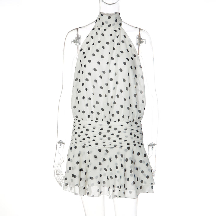 Damen Halterkleid mit verspieltem Punkten Echo Archiv
