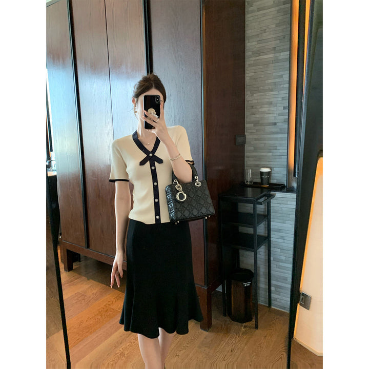 Damen Eleganter Stufenrock Echoarchiv