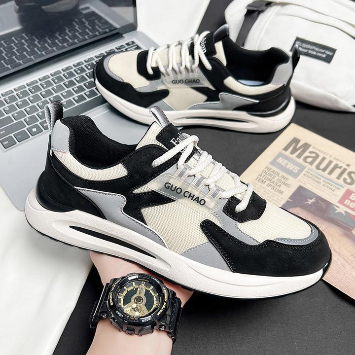 Unisex Moderne leichte Freizeit-Sneaker mit gepolstertem Komfortfußbett und atmungsaktivem Mesh-Overlay Echoarchiv