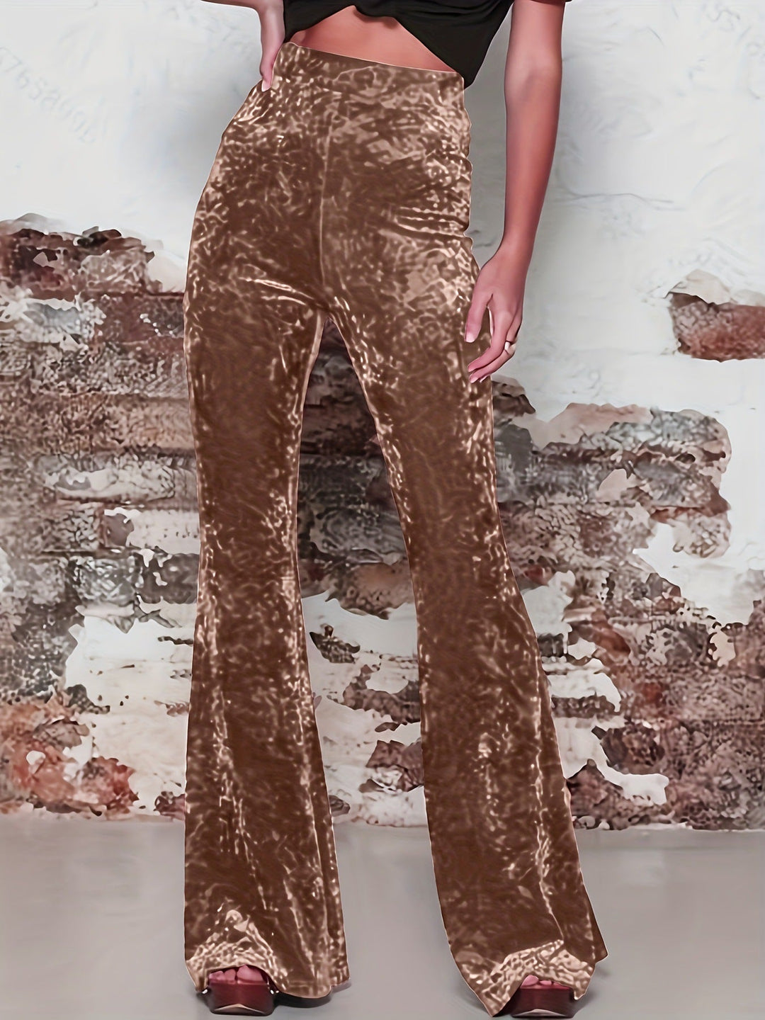 Damen Samtweite Hose Echoarchiv