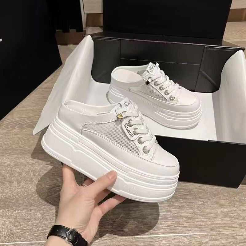 Damen Plateausneaker mit atmungsaktiver Mesh-Oberfläche und trendigem Design Echo Archiv