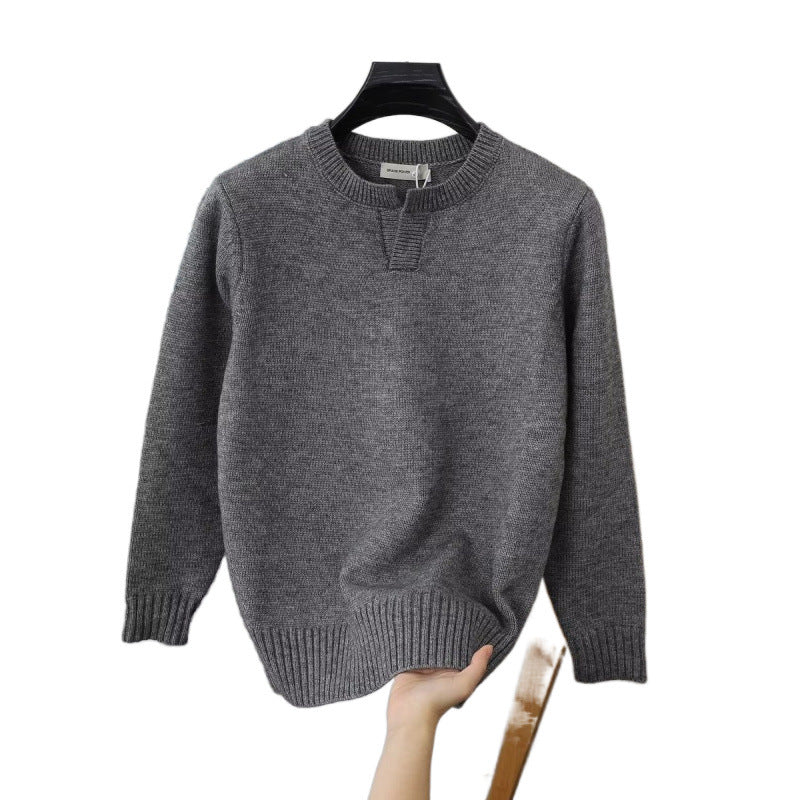 Damen Eleganter Strickpullover mit Stehkragen – Mavelle