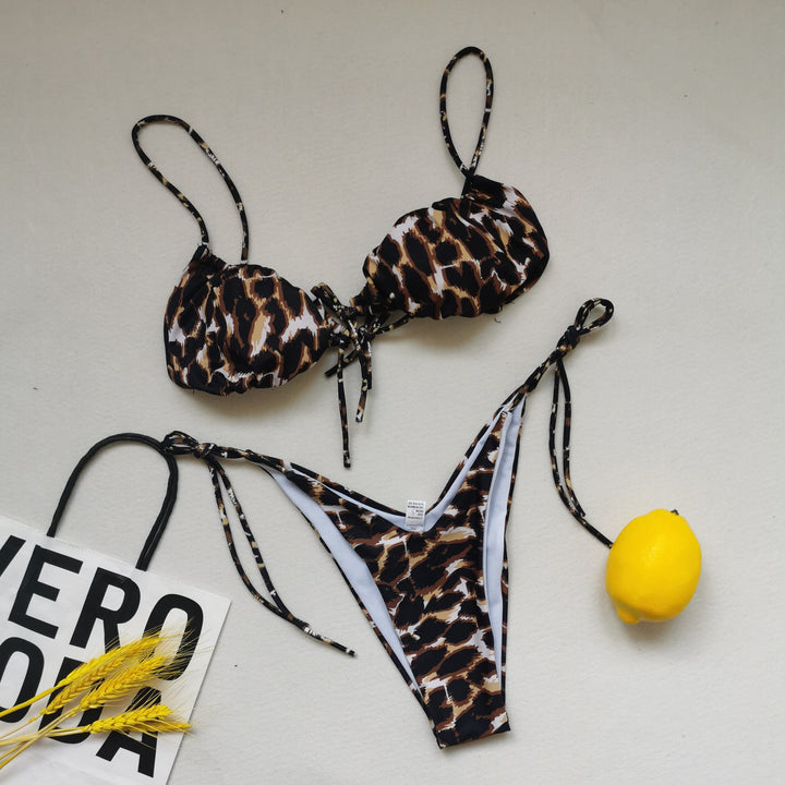 Damen Triangel-Bikini mit regulierbaren Bindebändern Echo Archiv