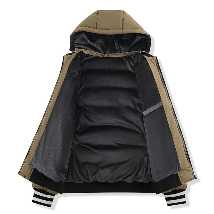Herren Leichte Steppjacke mit hohen Kragen und praktischen Taschen Echo Archiv