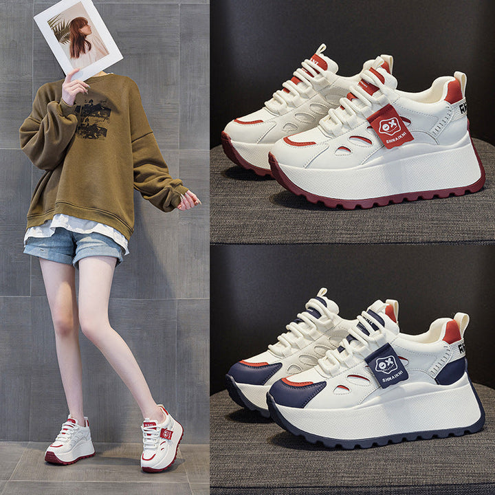 Damen Sportliche Plateausneakers mit modernem Design und flexibler Sohle Echo Archiv