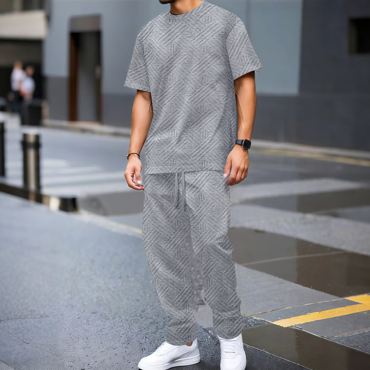 Herren lässiger Freizeitlook mit strukturierter Oberfläche Echoarchiv
