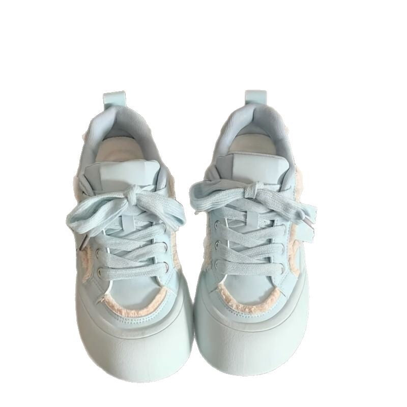 Damen Komfortable Sneakers mit voluminöser Sohle und verspielten Schnürdetails Echo Archiv