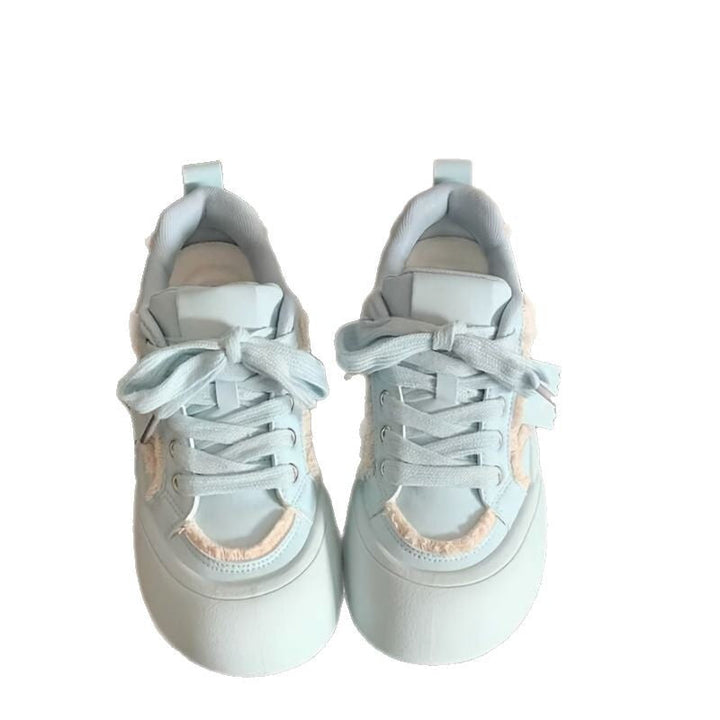 Damen Komfortable Sneakers mit voluminöser Sohle und verspielten Schnürdetails Echo Archiv