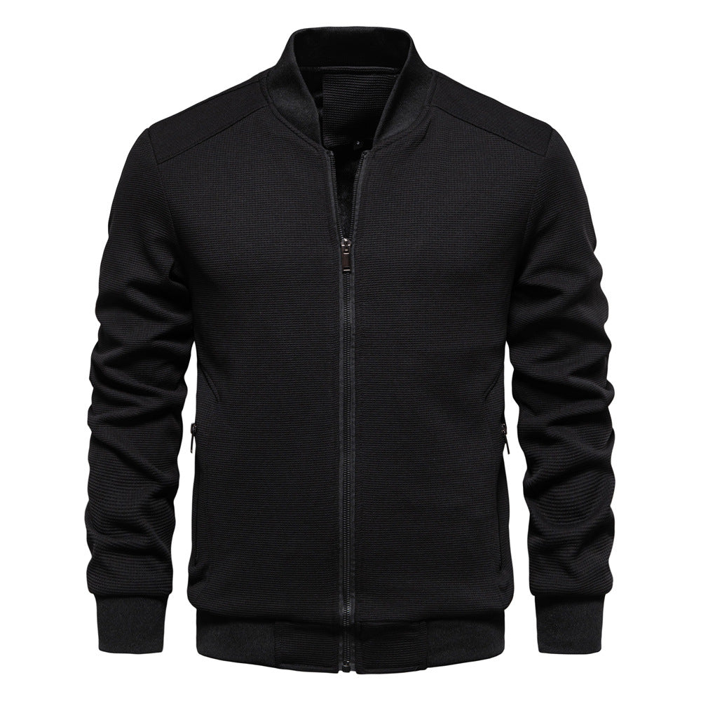 Herren modische Sportjacke mit atmungsaktivem Strukturdesign Echoarchiv