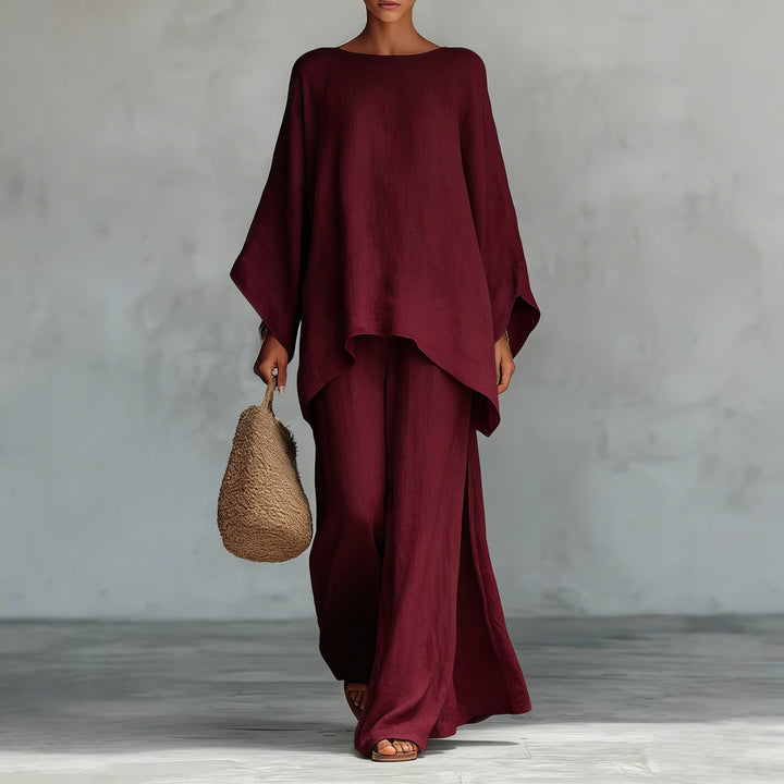 Damen luftiges Set aus weichem Stoff mit weitem Schnitt Echo Archiv