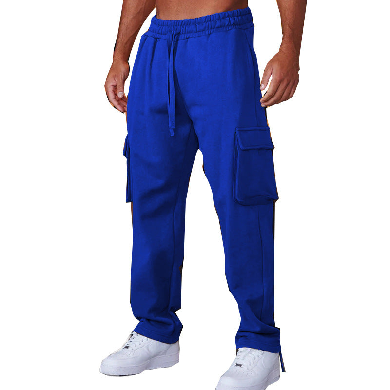 Herren Cargo-Jogginghose mit elastischem Bund und multifunktionalen Taschen Echoarchiv 1754373381